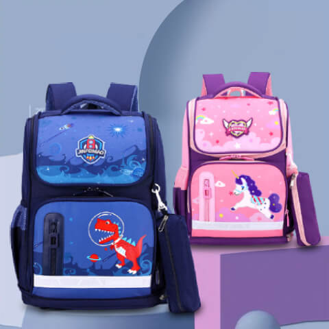 Dinosaur Unicorn School Backpack
