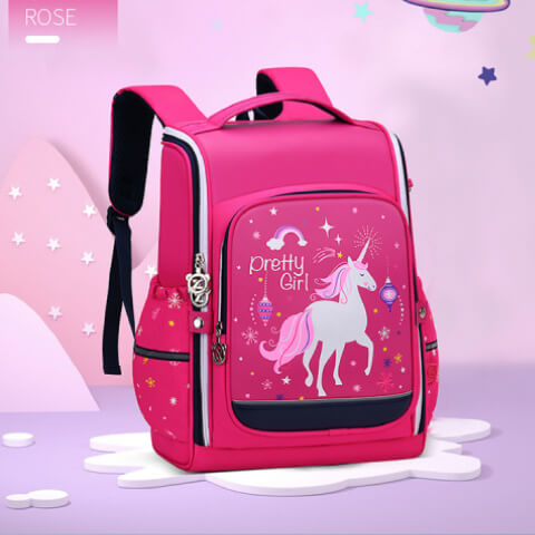 Pretty Girl Unicorn School Backpack